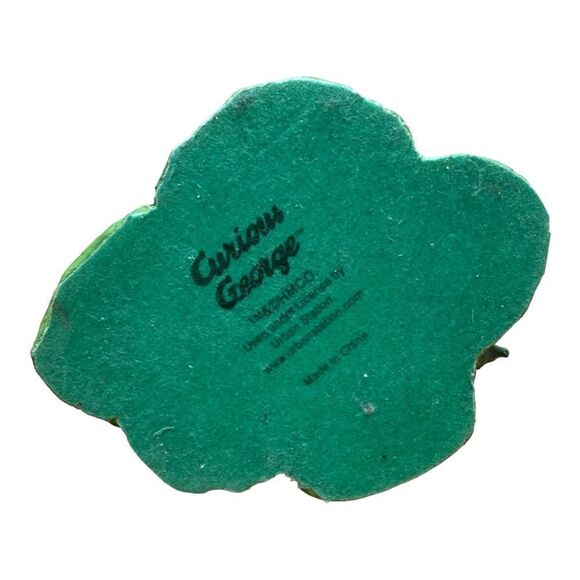 Curious George Palm Tree 7 Inch Clock HMCO Banana Clock Needs Battery - Picture 4 of 7